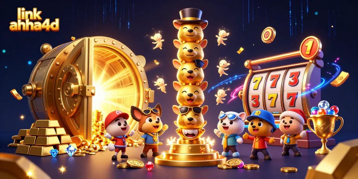 Experience the thrill with link ahha4d as animated totem poles and sparkling treasures come alive.