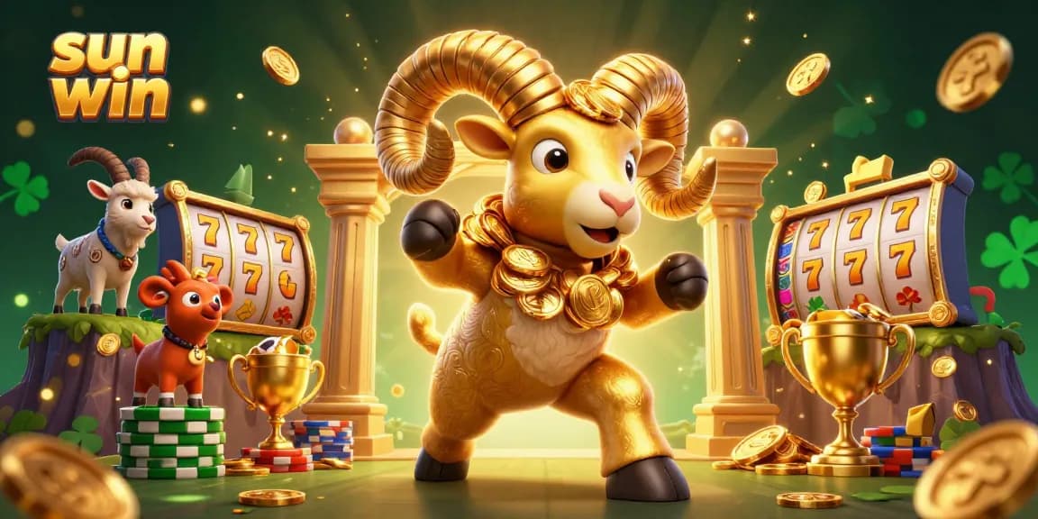 Experience thrilling gameplay at sun win with vibrant jackpot symbols and engaging characters in a dynamic casino scene.